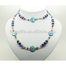 Habillage Hematite De Mode Avec Blue Pearl Shell